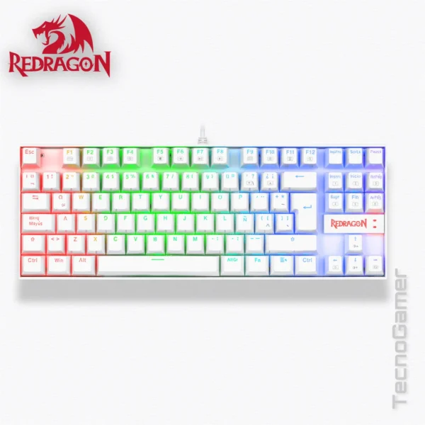 ▪️ Teclado REDRAGON KUMARA K552 RGB (WHITE)