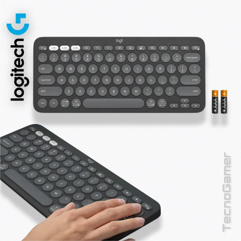 Teclado Logitech K380S PEBBLE KEYS 2 (ESPAÑOL)