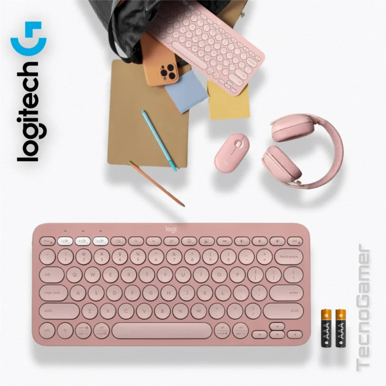 Teclado Logitech K380S PEBBLE KEYS 2 (ESPAÑOL)
