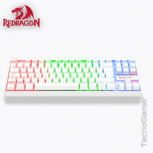 ▪️ Teclado REDRAGON KUMARA K552 RGB (WHITE) - Imagen 3