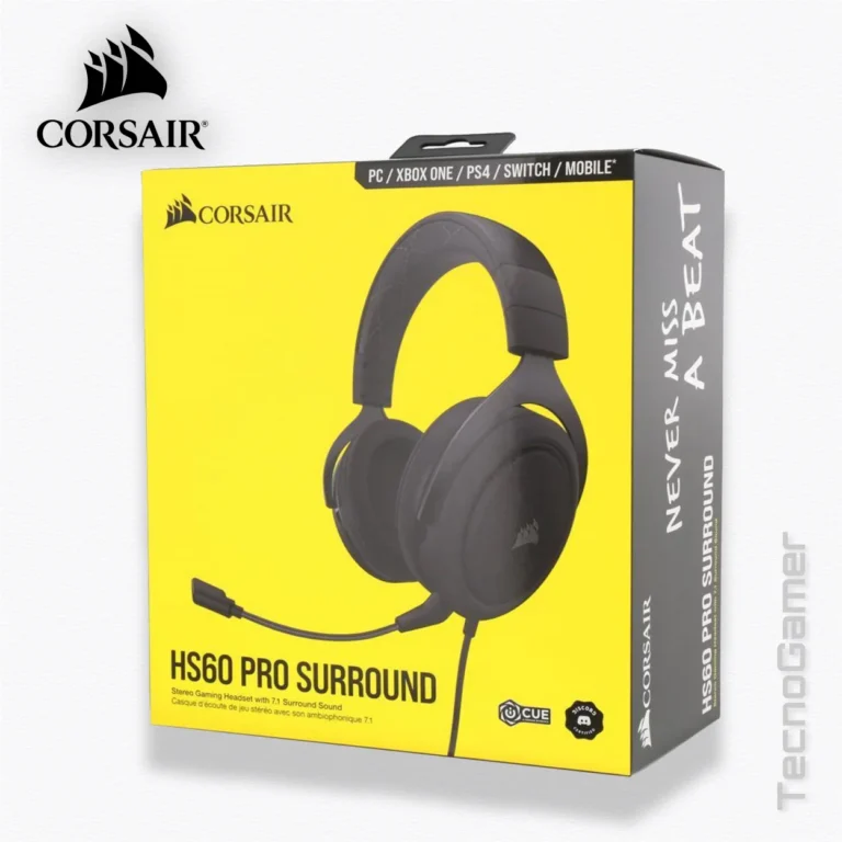 Audífono CORSAIR HS60 PRO SOURROUND 7.1