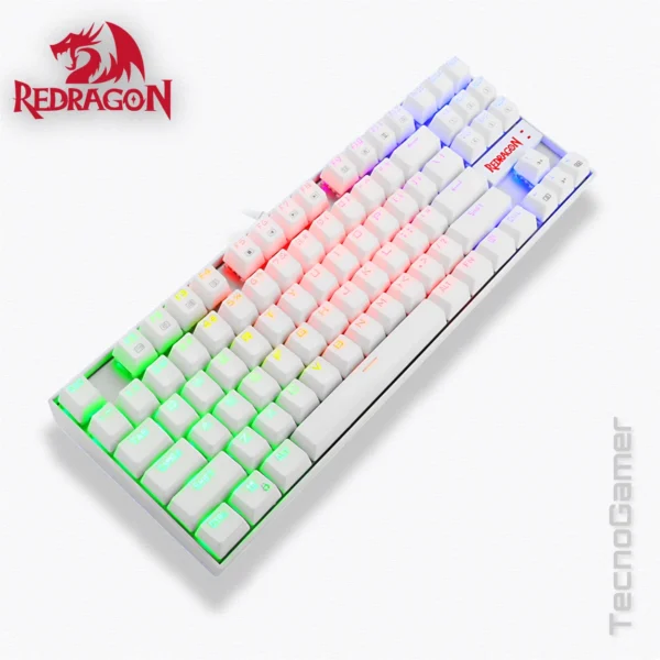 ▪️ Teclado REDRAGON KUMARA K552 RGB (WHITE) - Imagen 4