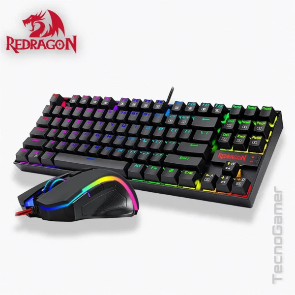 Combo REDRAGON GAMING ESSENTIALS K552RGB-BA-SP  (teclado + mouse) - Imagen 2