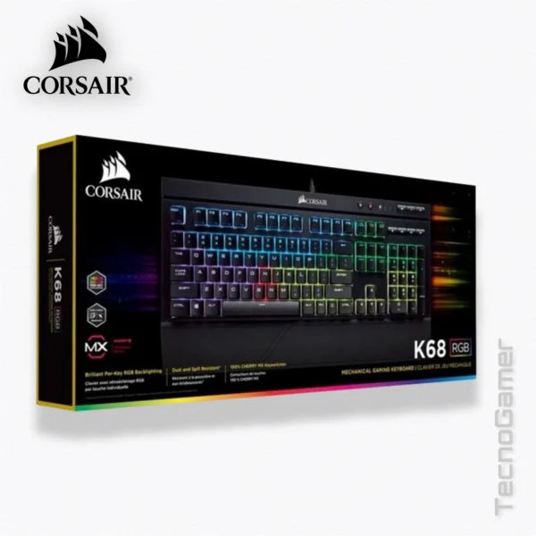 ▪️ Teclado CORSAIR K68 RGB - Imagen 4