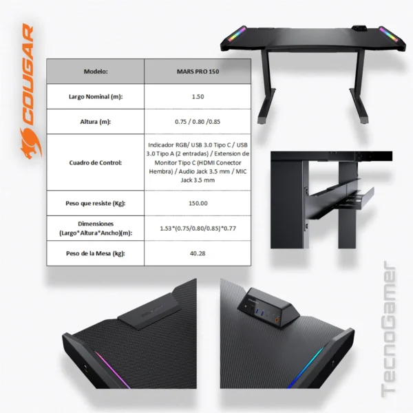 Mesa COUGAR MARS PRO 150 - Imagen 5