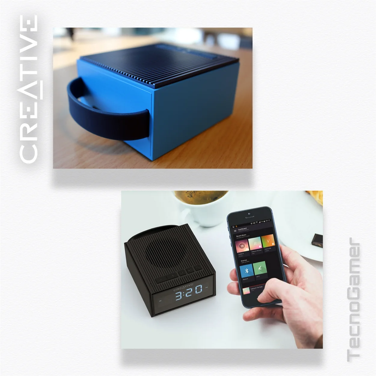 Parlante CREATIVE CHRONO Bluetooth & FM & Alarma - Imagen 3