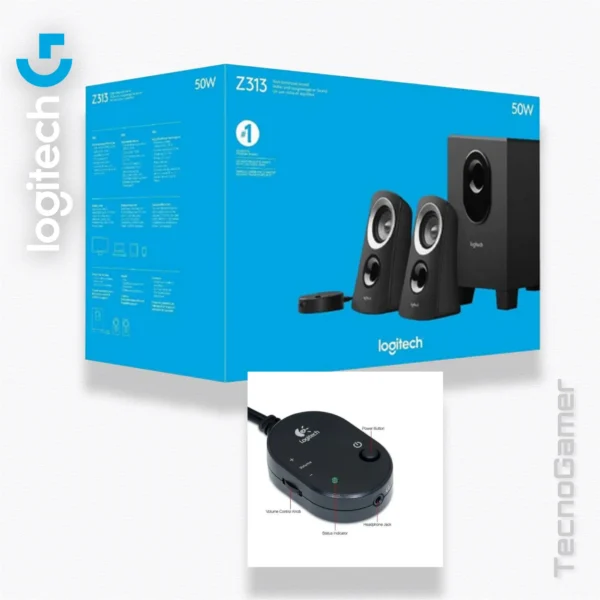 Parlante LOGITECH  Z313 (2.1) 50W - Imagen 2