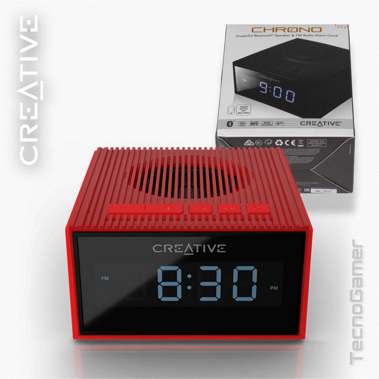 Parlante CREATIVE CHRONO Bluetooth & FM & Alarma - Imagen 2