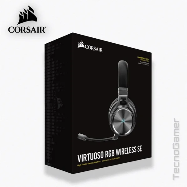 Audifono CORSAIR VIRTUOSO RGB WIRELESS SE - Imagen 4