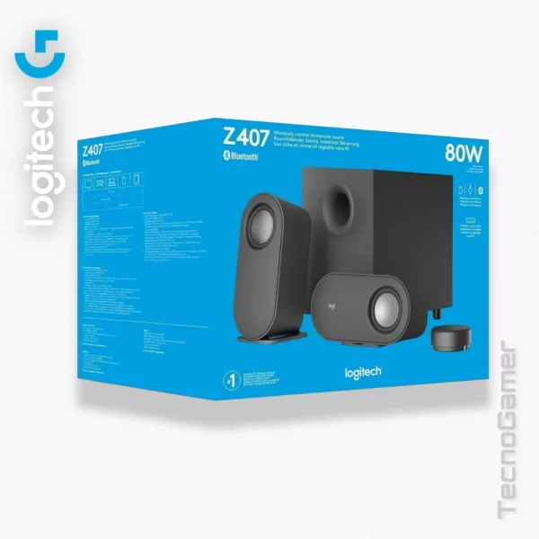 Parlante LOGITECH  Z407(2.1) 80W - Imagen 4