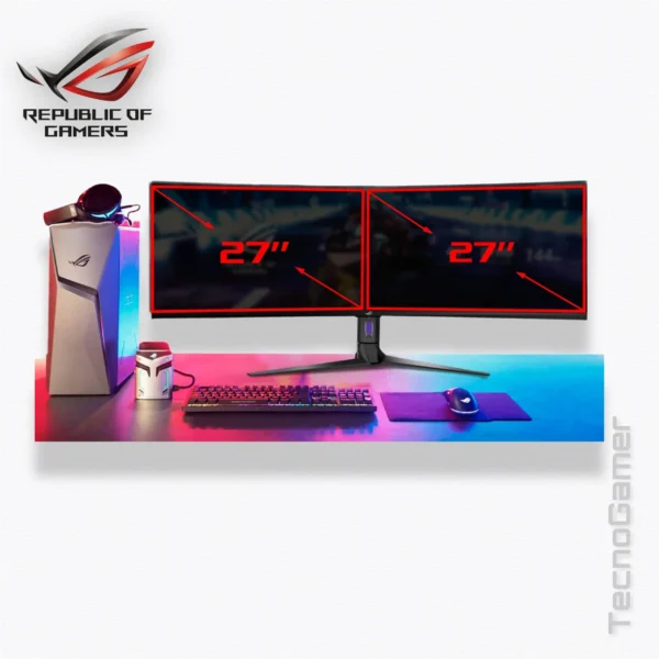 Monitor ASUS HDR Ultrapanoramico Gaming ROG Strix 49'' 144Hz - Imagen 2