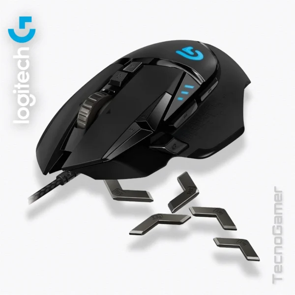 ▪️ Mouse LOGITECH G502 HERO USB 11 BOTON PESAS RGB-25600 Dpi - Imagen 2