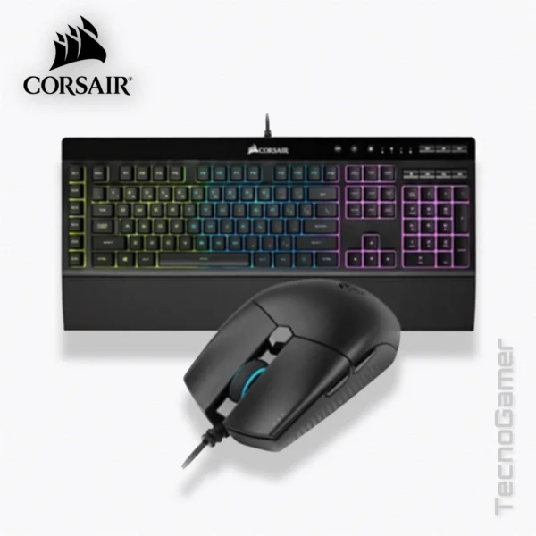 Combo CORSAIR K55+KATAR PRO RGB - Imagen 2