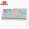 ▪️ Teclado REDRAGON HORUS TKL BLANCO (con cable)
