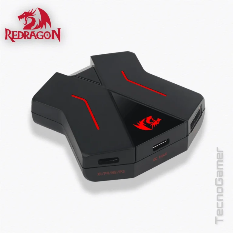 Combo REDRAGON 3 en 1 (Teclado + mouse + conversor)