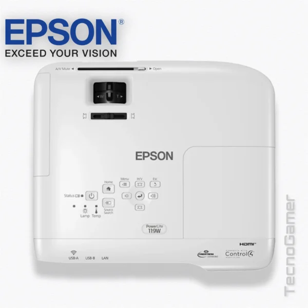Proyector EPSON PowerLite 119W WXGA - 4000 lum - Imagen 3