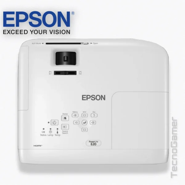 Proyector EPSON PowerLite E20 - 3400 lum - Imagen 3