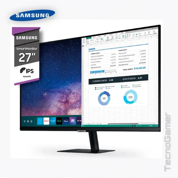 Monitor SAMSUNG 27" M5 60Hz - FHD - Imagen 2
