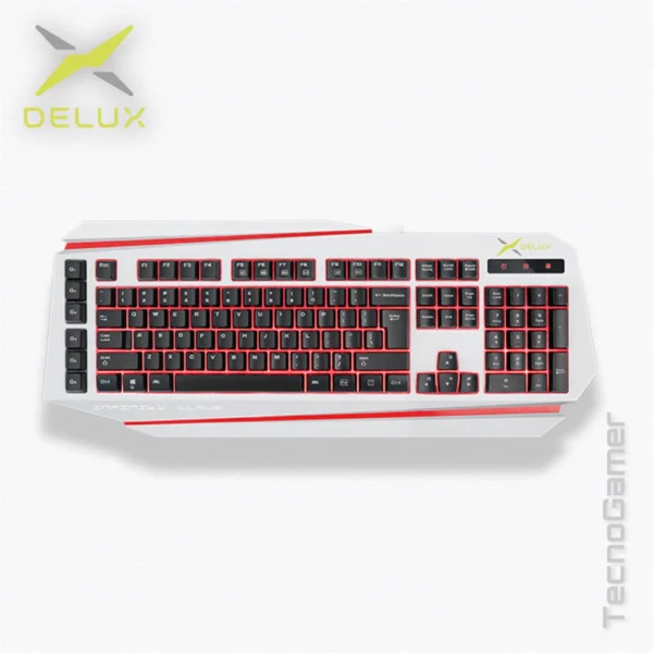 Teclado Delux K9500 Luz Roja