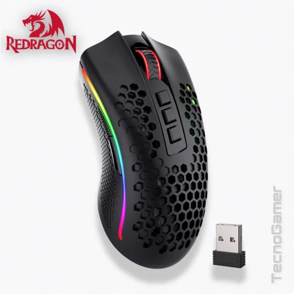 ▪️ Mouse REDRAGON M808-KS RGB STORM PRO Wireless - Imagen 2