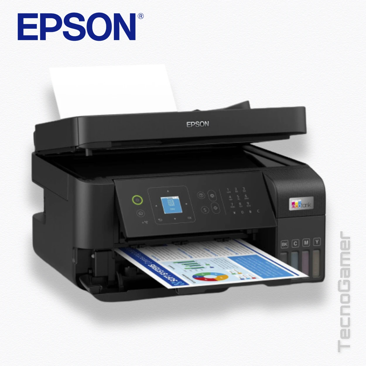 Impresora EPSON EcoTank L5590 (Multifuncion a color) - Wi-Fi/Ethernet