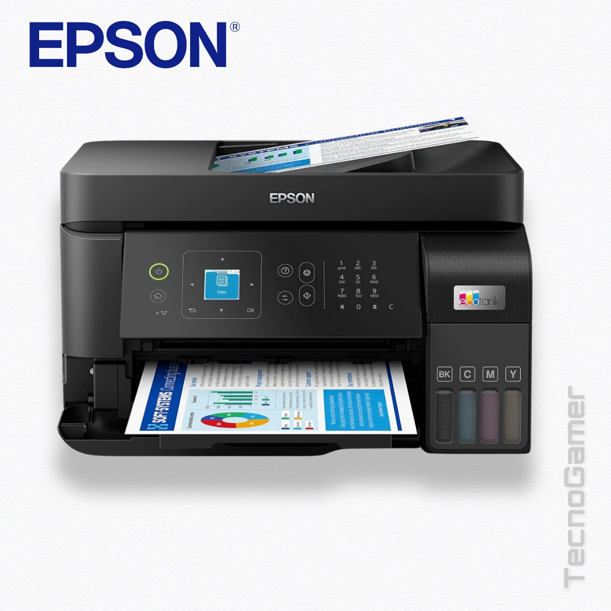 Impresora EPSON EcoTank L5590 (Multifuncion a color) - Wi-Fi/Ethernet