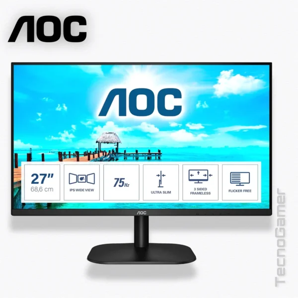 Monitor AOC 27" 27B2H FHD 75Hz IPS