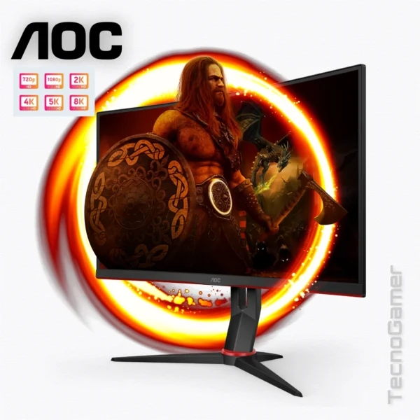 Monitor AOC 32" CURVO LED FHD 165Hz