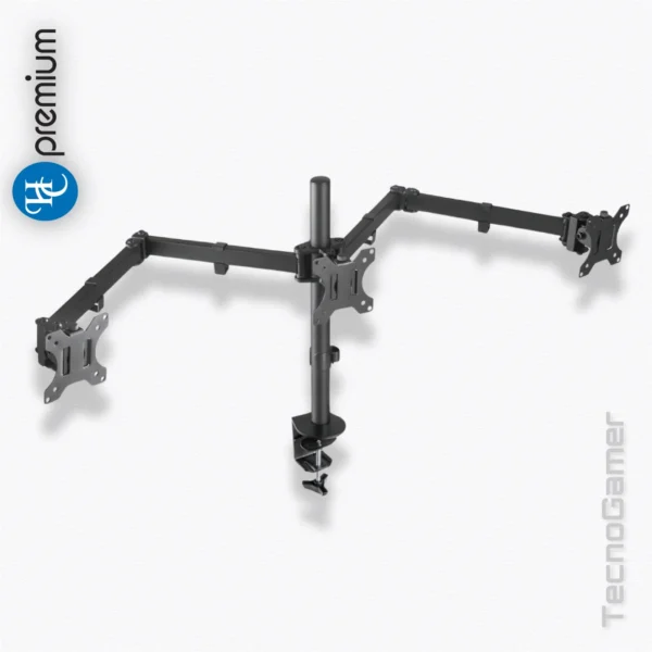 Soporte para 3 MONITORES HC-premium de 13" a  27"