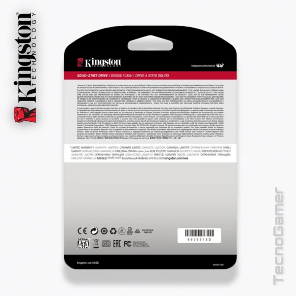 Disco Solido INTERNO KINGSTON SSD 2.5" - SATA de 240GB - Imagen 3