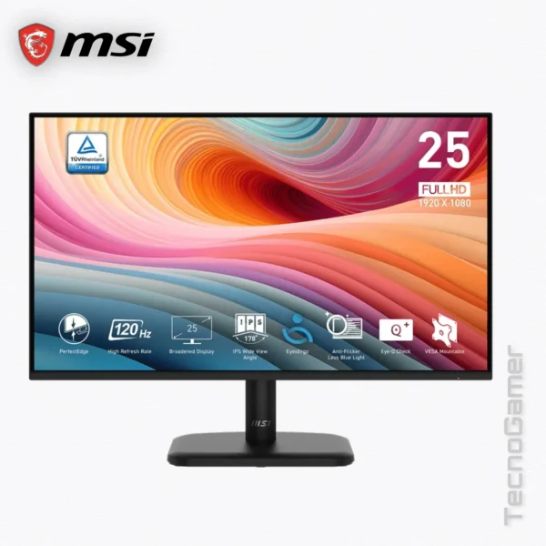 Monitor MSI 25" PRO, 120Hz, FHD, IPS, 1 ms