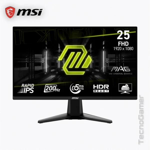 Monitor MSI 25", Full HD, 200Hz, IPS, 0,5ms.