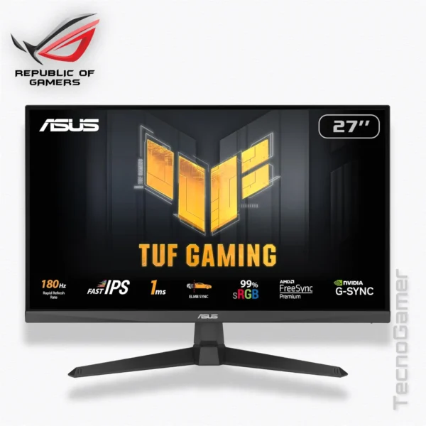 Monitor ASUS 27" (IPS, Full HD, 180Hz, 1ms)