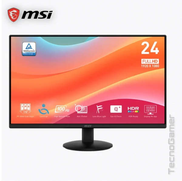 Monitor MSI 24" PRO, 100Hz, FHD, IPS, 1ms