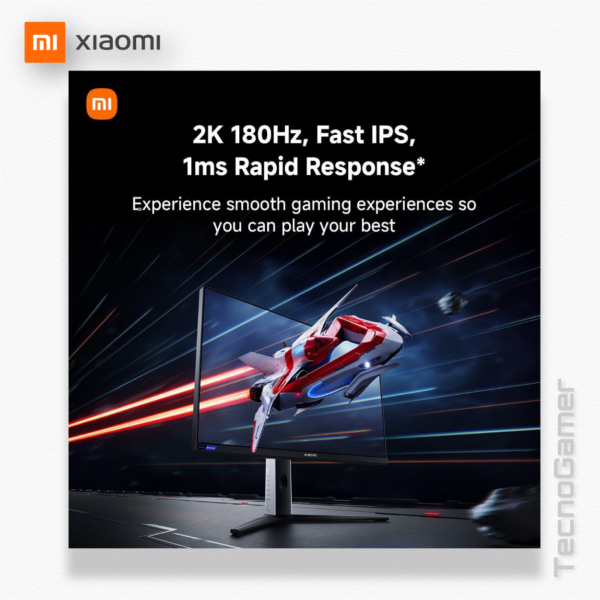 Monitor Xiaomi 27" panel IPS - WQHD ,180Hz - 2K - Imagen 4