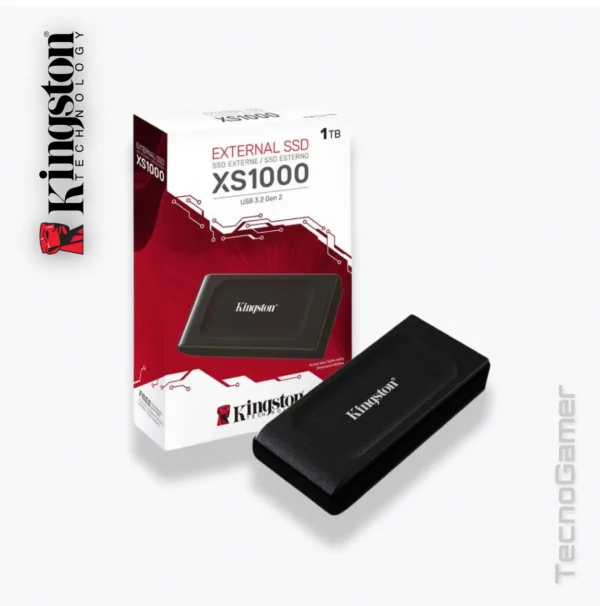 Disco Solido Externo Kingston 1TB SATA  XS1000, SSD Externo. - Imagen 4