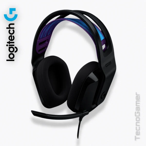 Audifono Logitech G335 con cable y micrófono