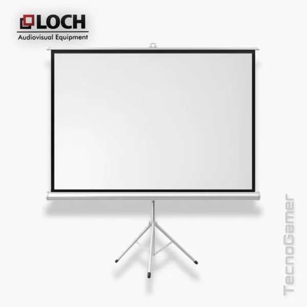 Pantalla Proyector Ecram Loch TS100, 100", con tripode.