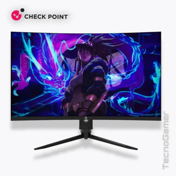 Monitor CheckPoint 32", CURVO, 165Hz, 1ms.
