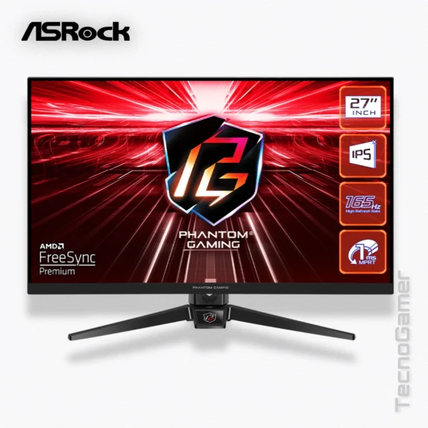 Monitor ASRock 27", FHD, IPS, 165Hz, 1ms.