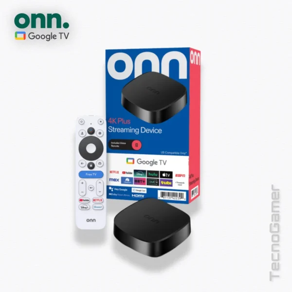 Dispositivo Streaming ONN TV 4K PLUS, Dolby Atmos,Ultra HD, 16GB