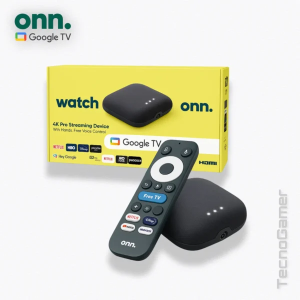 Dispositivo Streaming ONN TV 4K,Google TV OS, 8GB