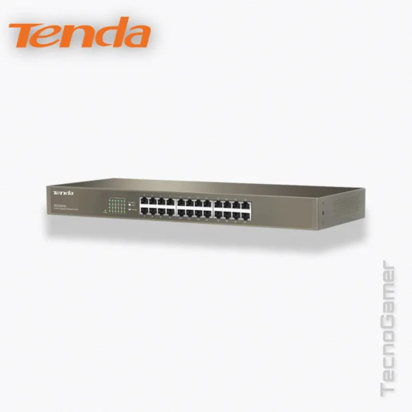 Switch Tenda TEG1024G 24 PUERTOS GIGABIT METALICO RACK - Imagen 2