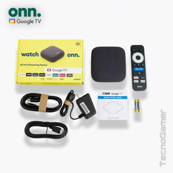 Dispositivo Streaming ONN TV 4K,Google TV OS, 8GB - Imagen 3