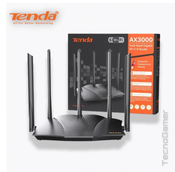 Router Tenda TX3000PRO, 6 ANTENAS,AX3000, DUALBAND GIGABIT WIFI 6 - Imagen 5