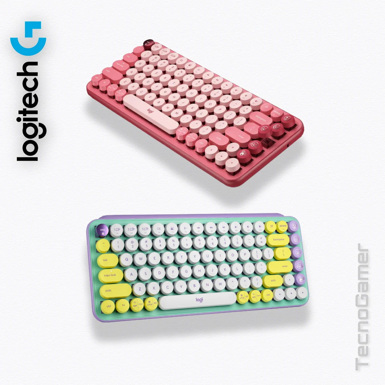 Teclado LOGITECH POP KEYS COLORS