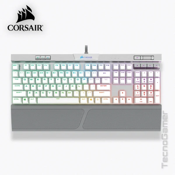 Teclado Corsair K70 RGB MK.2 SE WHITE