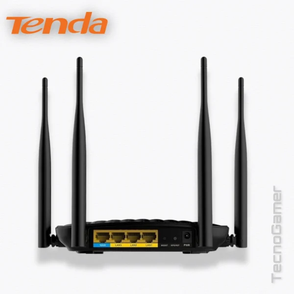 Router Tenda AC6 4 ANTENAS DUAL BAND AC1200 900MHZ BEAMFO - Imagen 2