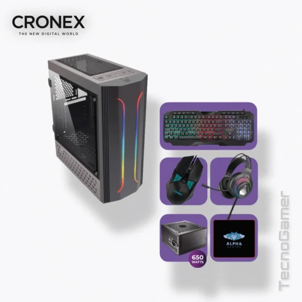 Combo Case Cronex GAMING - Imagen 2