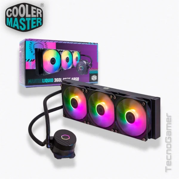 Refrigeración Líquida Cooler-Master 360L CORE ARGB - Imagen 2